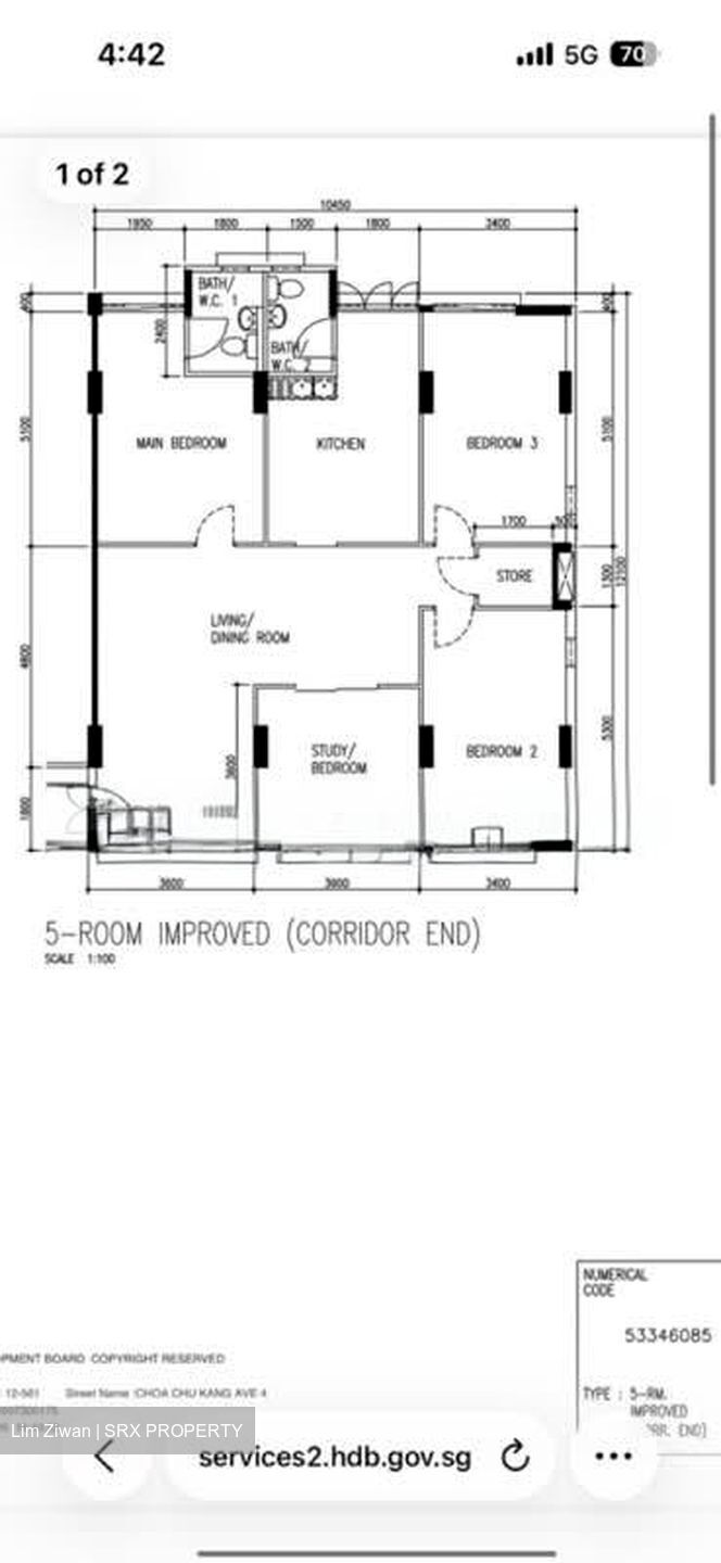 Blk 432 Choa Chu Kang Avenue 4 (Choa Chu Kang), HDB 5 Rooms #593111461